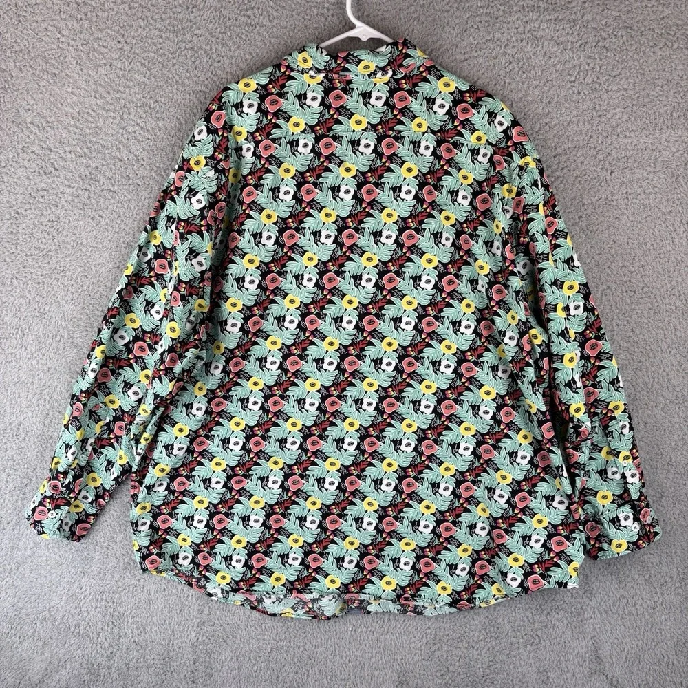Daniel Cremieux Shirt Mens 3XB Big Hawaiian Graphic Print Button Loud Party